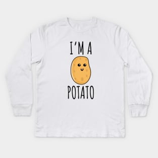 I'm A Potato Kids Long Sleeve T-Shirt